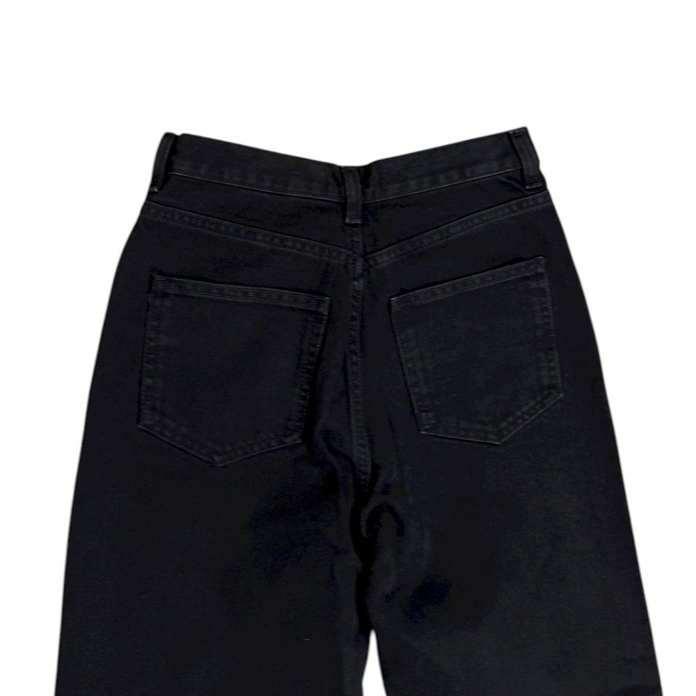 NEW The Kooples Black Straight Leg Ankle Jeans Womens Size 26 Button Fly - Picture 7 of 9
